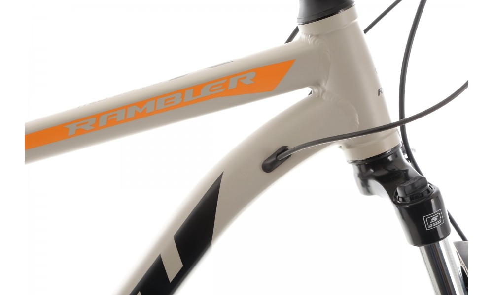 Rower górski Romet Rambler R9.2 CS 2024 - szaro-czarno-pomarańczowy