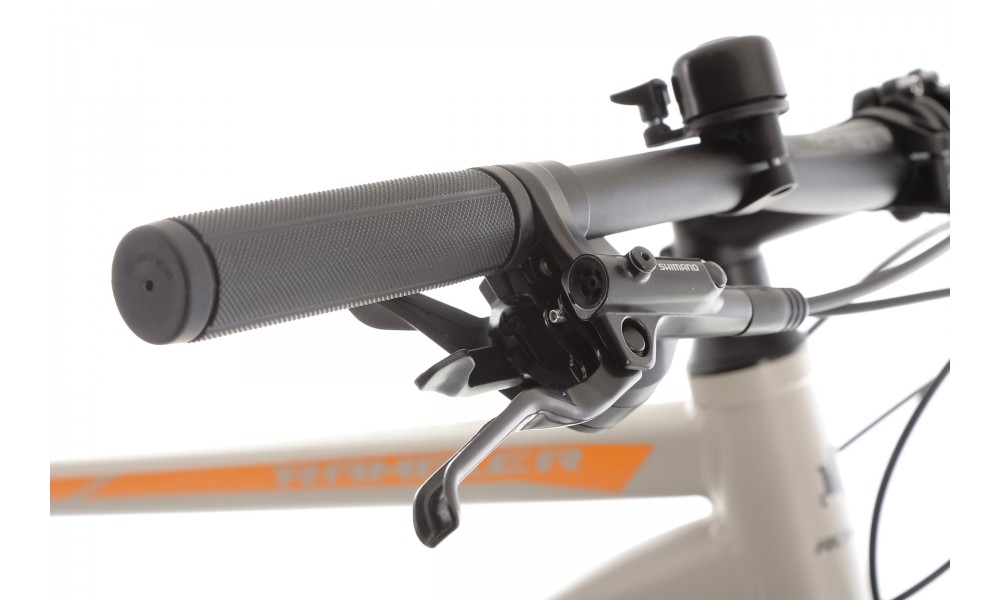 Rower górski Romet Rambler R9.2 CS 2024 - szaro-czarno-pomarańczowy