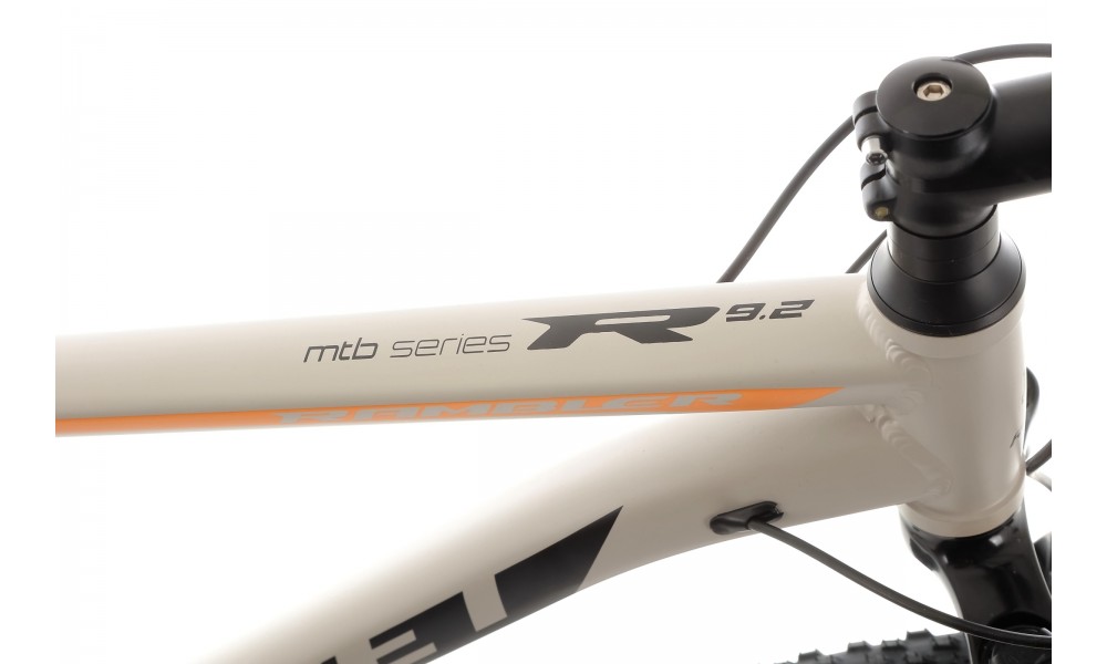 Rower górski Romet Rambler R9.2 CS 2024 - szaro-czarno-pomarańczowy