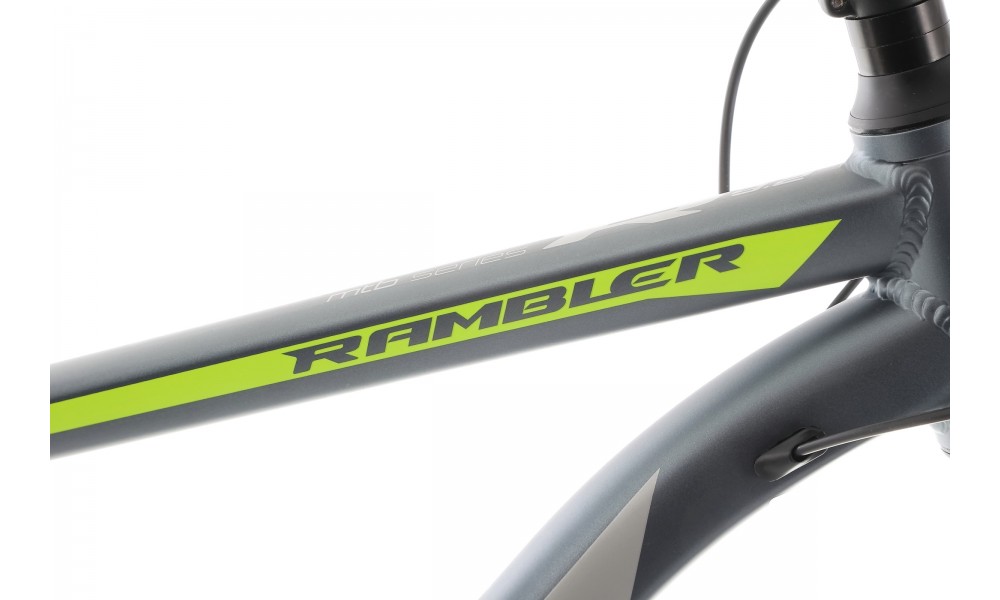 Rower górski Romet Rambler R9.2 CS 2024 - szaro-zielono-srebrny