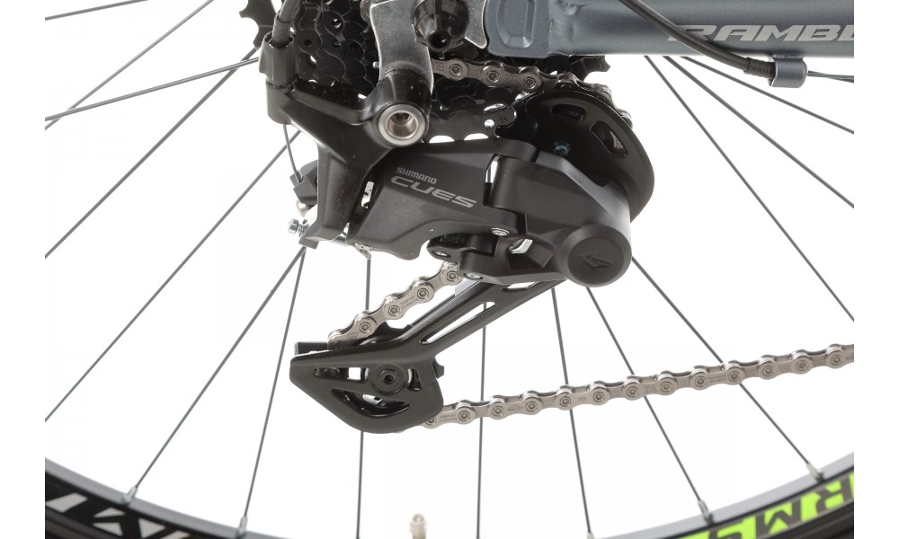 Rower górski Romet Rambler R9.2 CS 2024 - szaro-zielono-srebrny