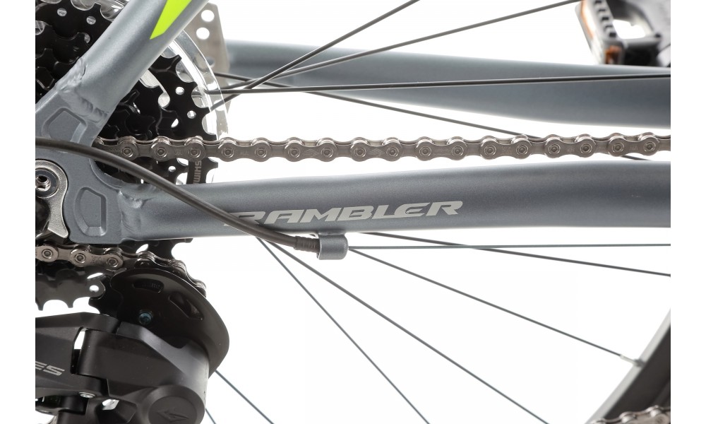 Rower górski Romet Rambler R9.2 CS 2024 - szaro-zielono-srebrny