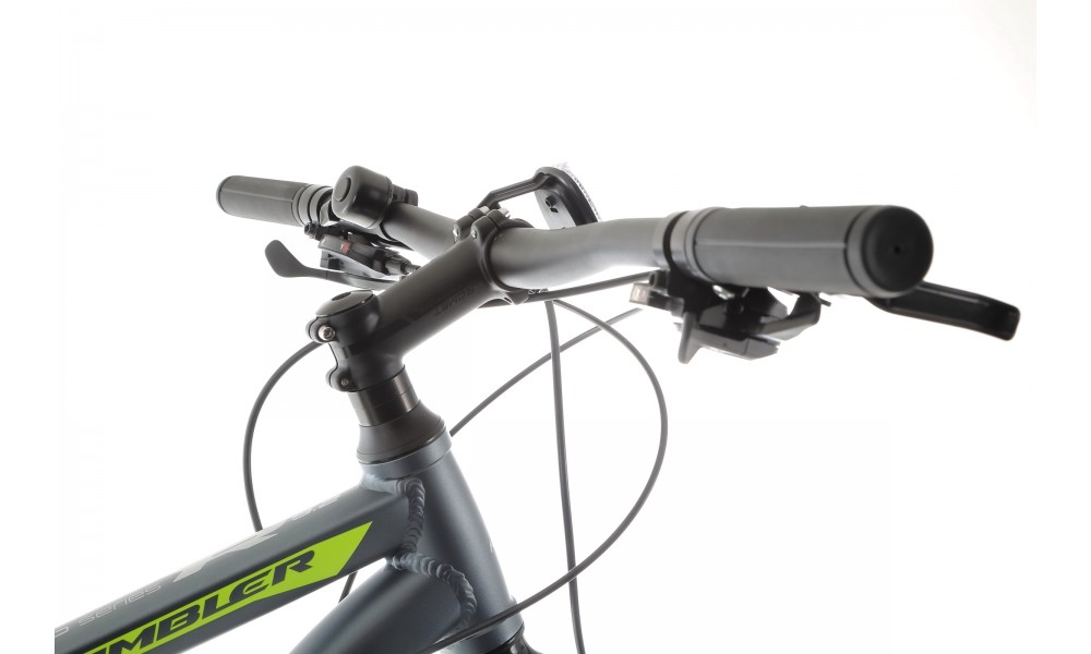 Rower górski Romet Rambler R9.2 CS 2024 - szaro-zielono-srebrny