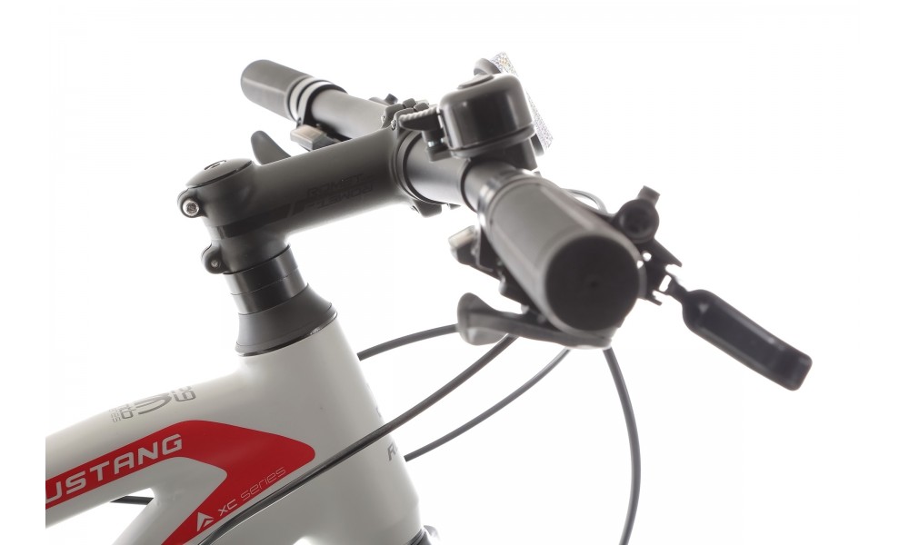 Rower górski Romet Mustang M2 2024 - szaro-czerwony