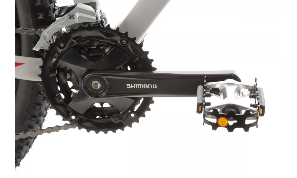 Rower górski Romet Mustang M2 2024 - szaro-czerwony