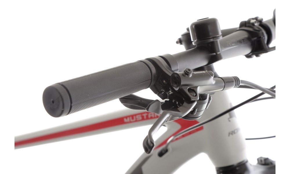 Rower górski Romet Mustang M2 2024 - szaro-czerwony