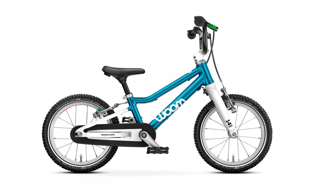 Rower dziecięcy Woom GO 2 14" - niebieski