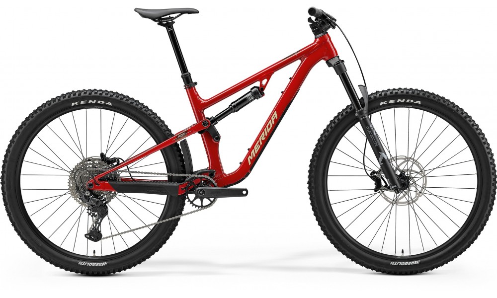 Rower górski Merida One-Forty 400 2025 - czerwono-brązowy