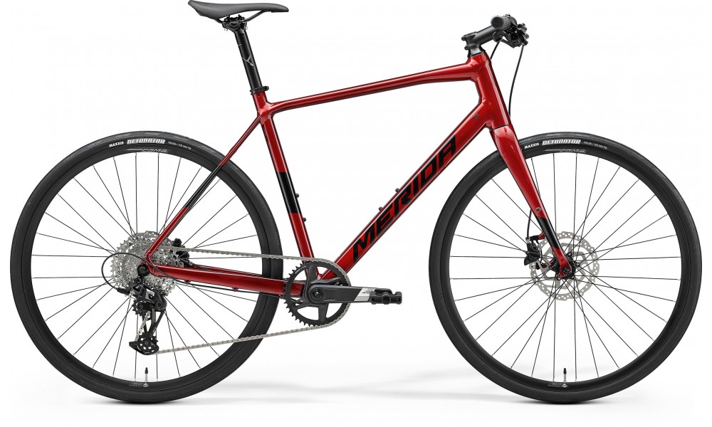 Rower fitness Merida Speeder 500 2025 - czerwono-czarny