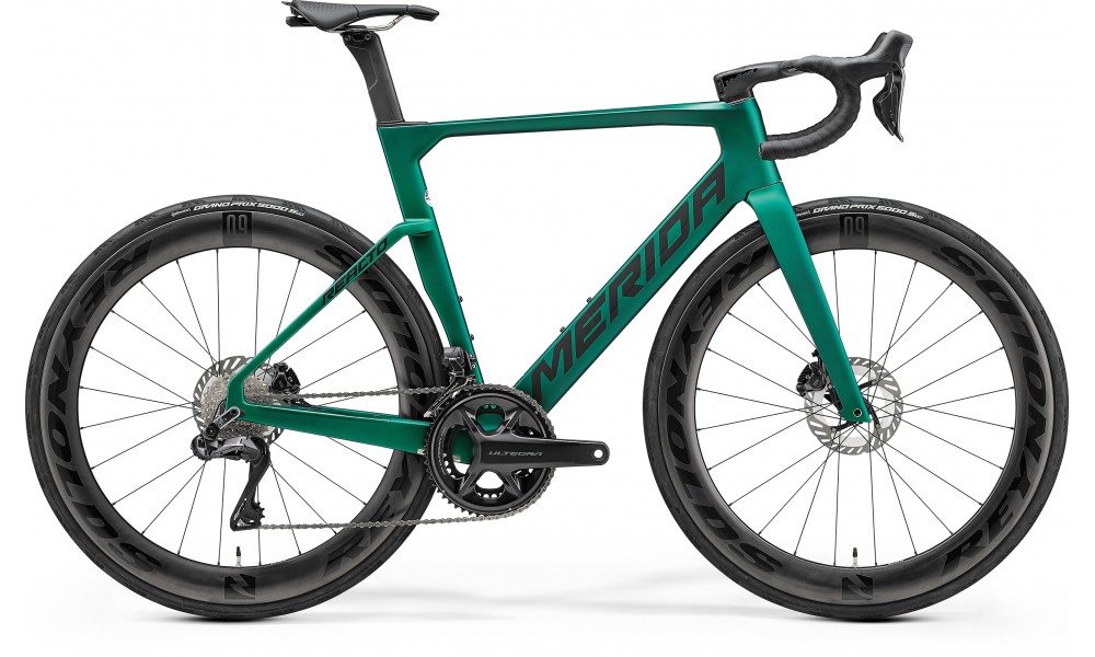 Rower szosowy Merida Reacto 8000 2025 - zielono-czarny