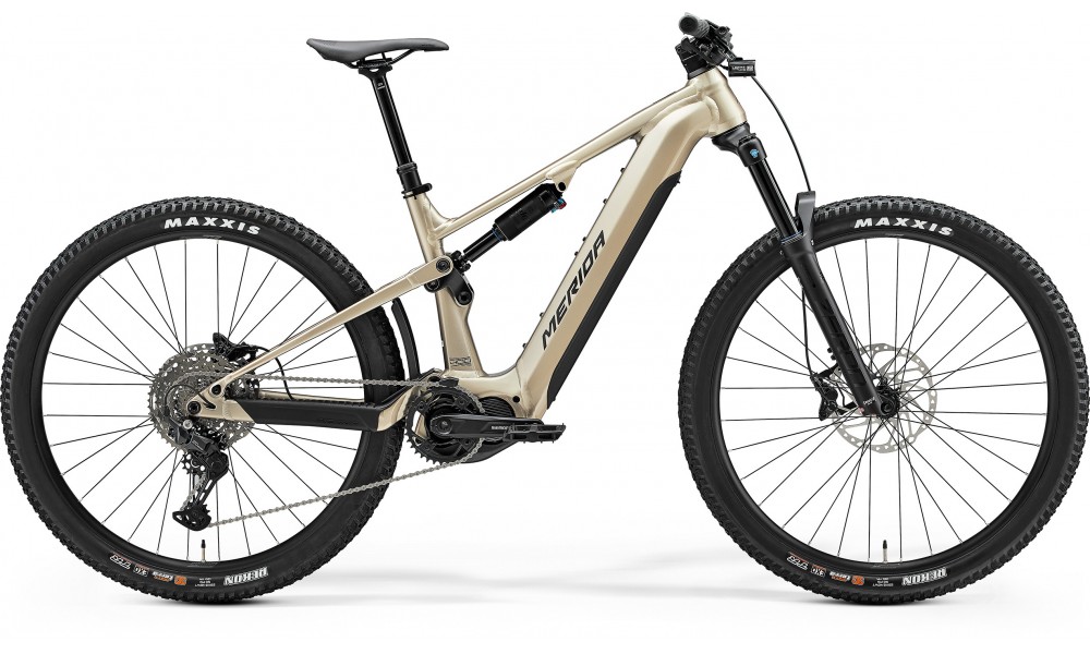 Rower górski elektryczny Merida eOne-Forty 400 2025 - kremowo-czarny