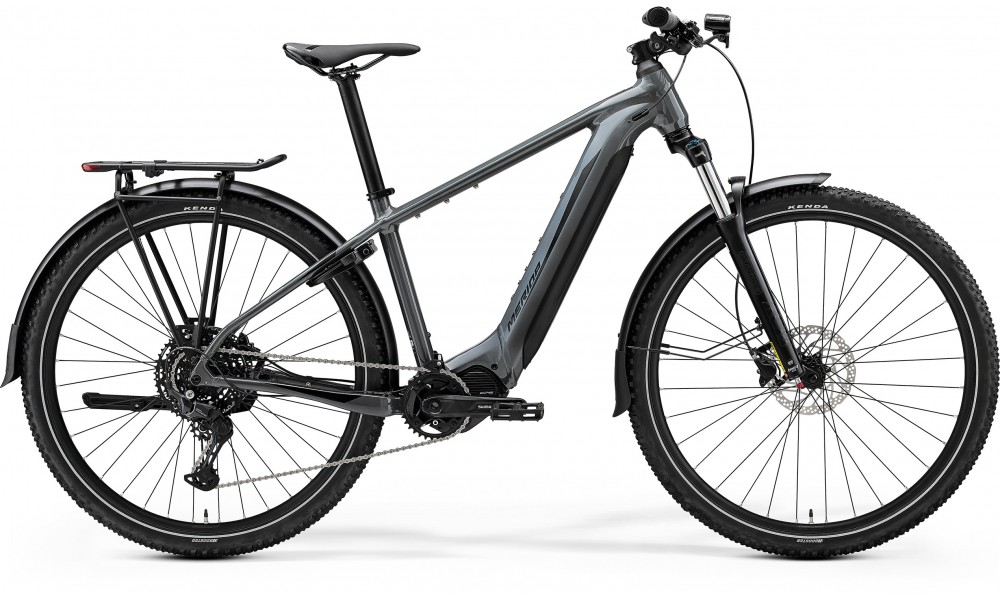 Rower górski elektryczny Merida eBig Nine 400 EQ 2025 - szaro-czarny