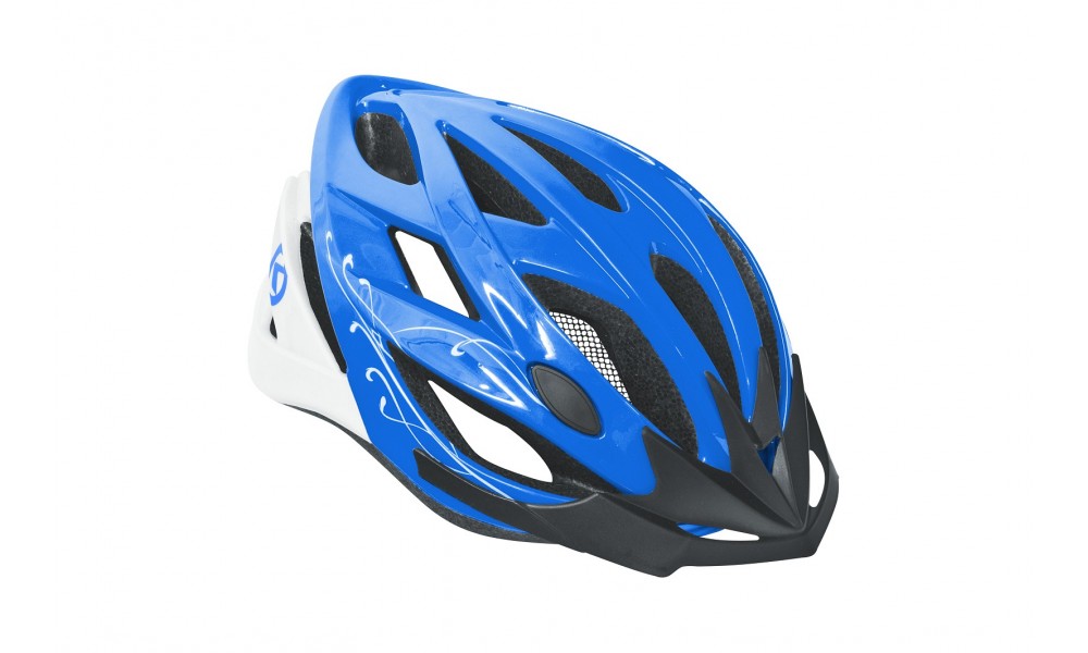 Kask rowerowy Kellys Diva - różowo-biały