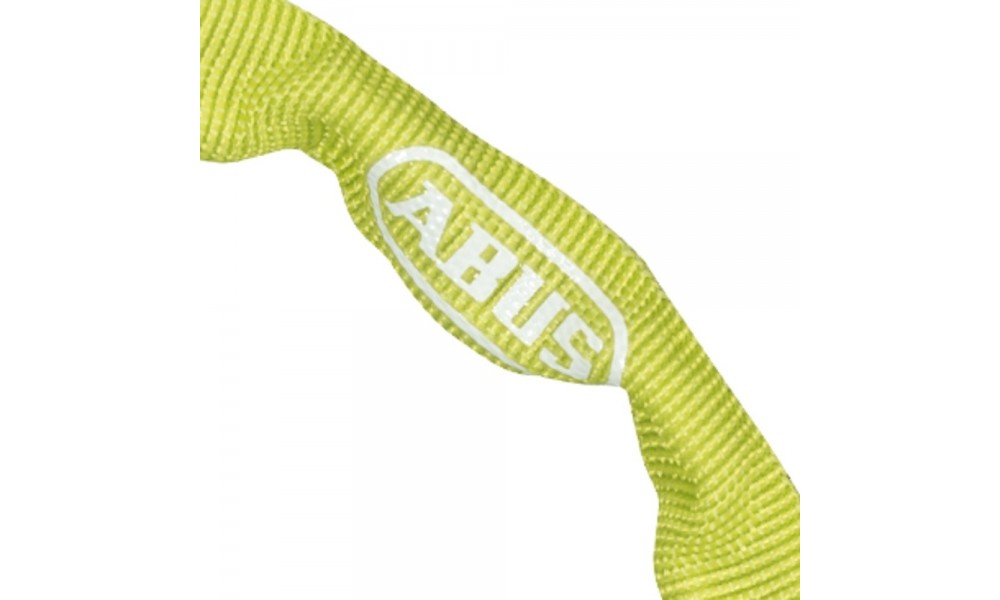 Zamek ABUS łańcuch 1500/110 Web - limonkowy