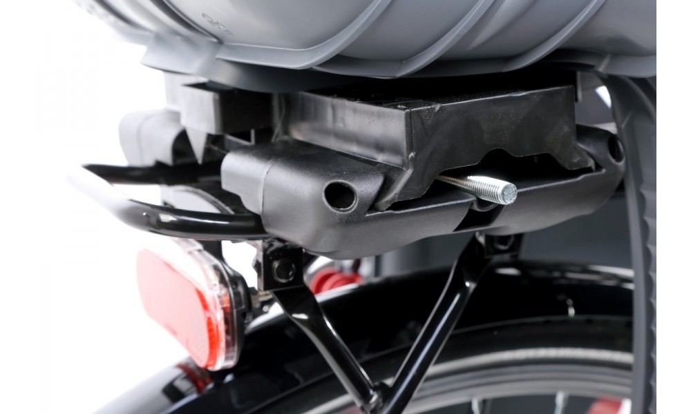 Fotelik Bellelli Mr Fox Clamp na bagażnik - szaro-czerwony