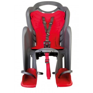 Fotelik Bellelli Mr Fox Clamp na bagażnik - szaro-czerwony