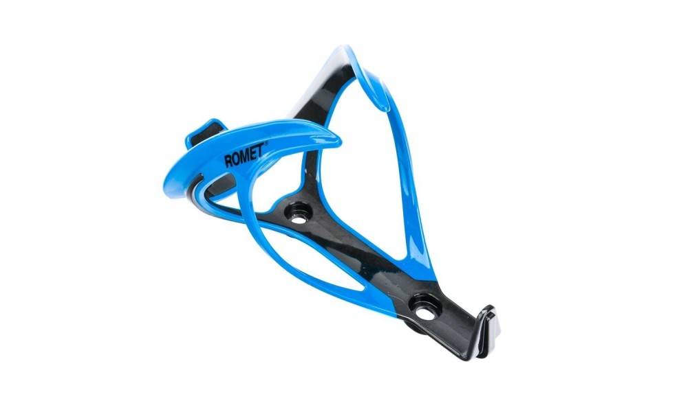 Koszyk bidonu Romet CL-110 wzmocniony karbonem - niebiesko-czarny