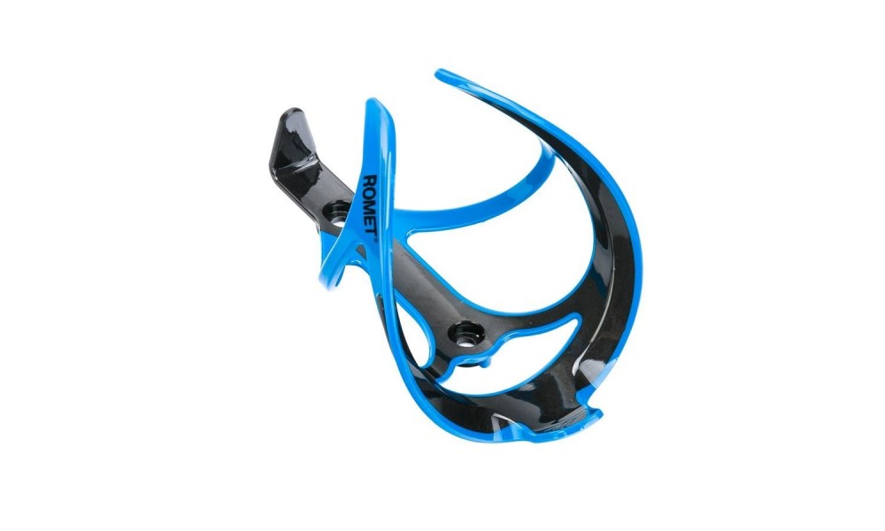 Koszyk bidonu Romet CL-110 wzmocniony karbonem - niebiesko-czarny