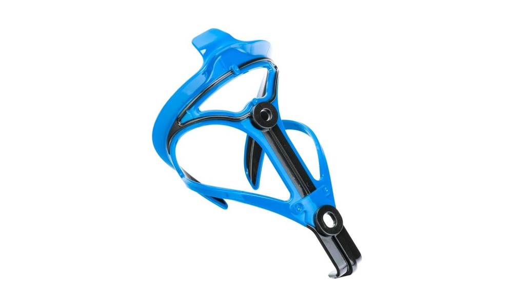 Koszyk bidonu Romet CL-110 wzmocniony karbonem - niebiesko-czarny