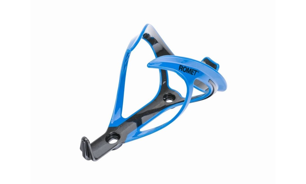 Koszyk bidonu Romet CL-110 wzmocniony karbonem - niebiesko-czarny