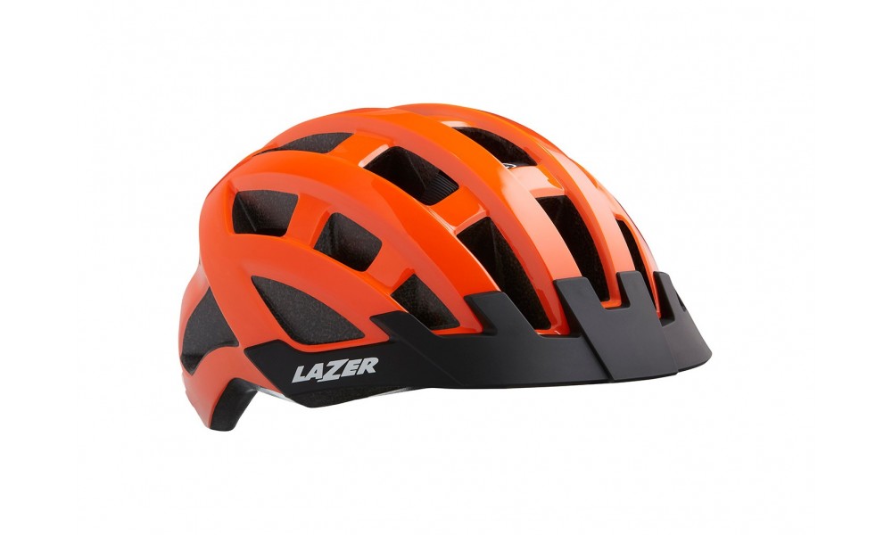 Kask Lazer Compact - pomarańczowy