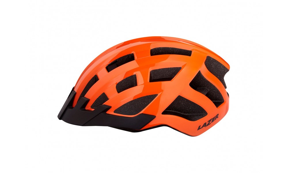 Kask Lazer Compact - pomarańczowy