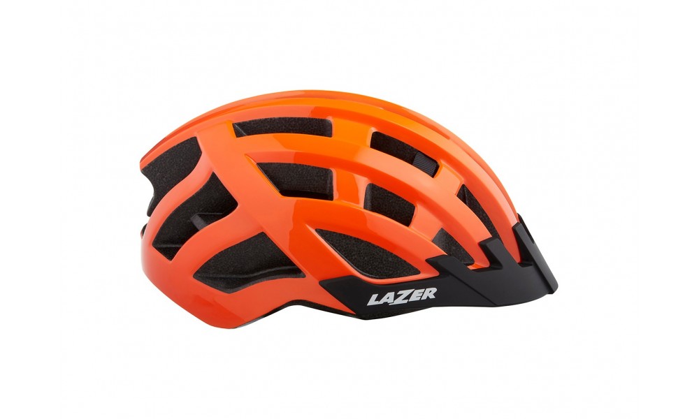 Kask Lazer Compact - pomarańczowy
