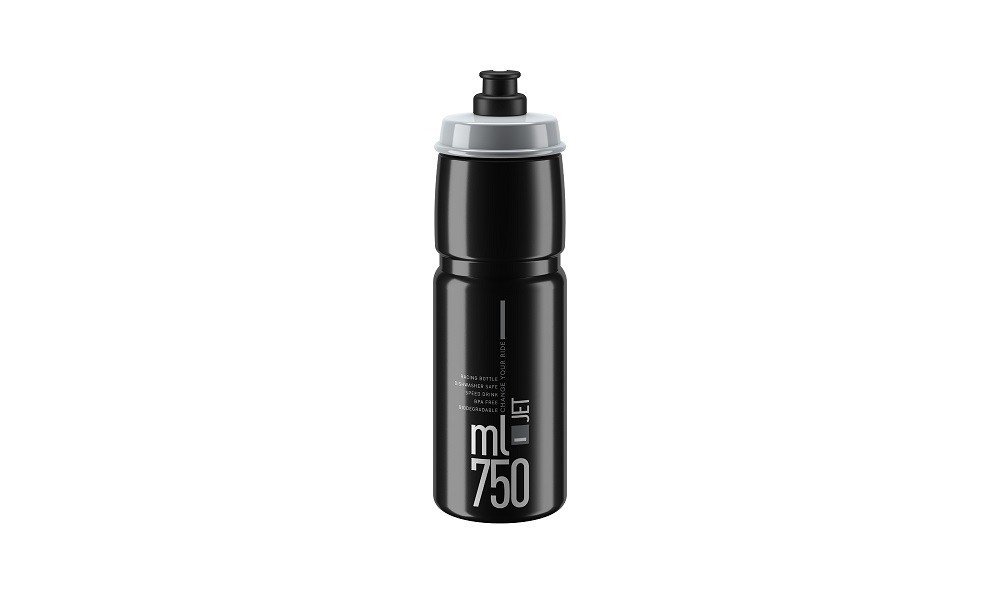 Bidon Elite Jet 750ml - czarno-szary