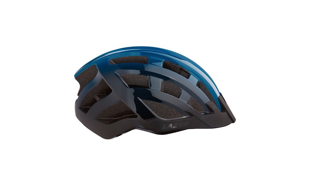 Kask Lazer Compact DLX 54-61cm - czarno-niebieski