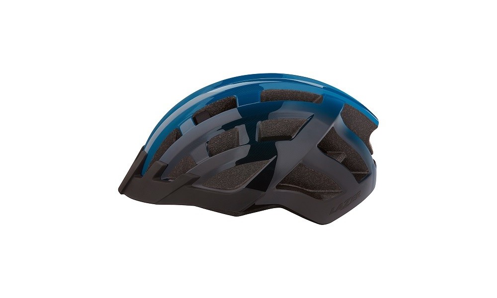 Kask Lazer Compact DLX 54-61cm - czarno-niebieski