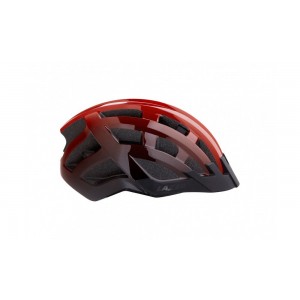 Kask Lazer Compact DLX 54-61cm - czerwono-czarny