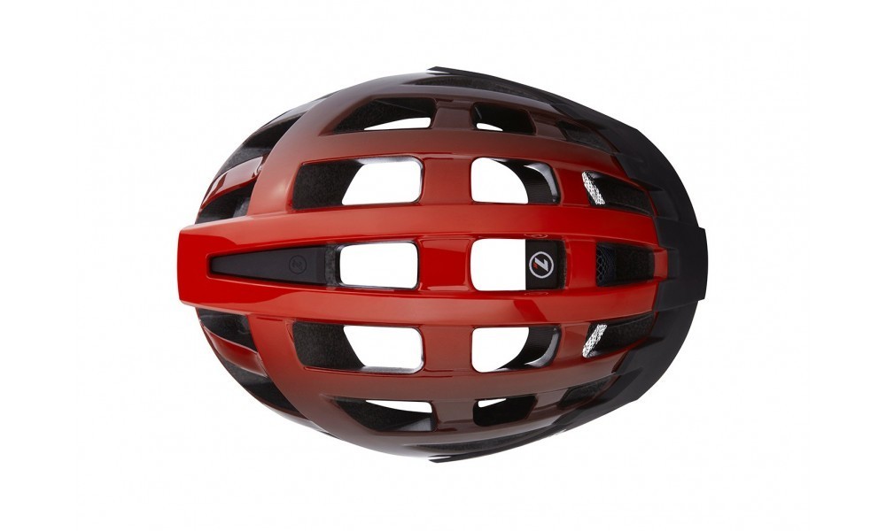 Kask Lazer Compact DLX 54-61cm - czerwono-czarny