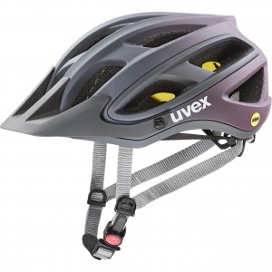 Kask rowerowy Uvex Unbound MIPS - szary-fioletowy