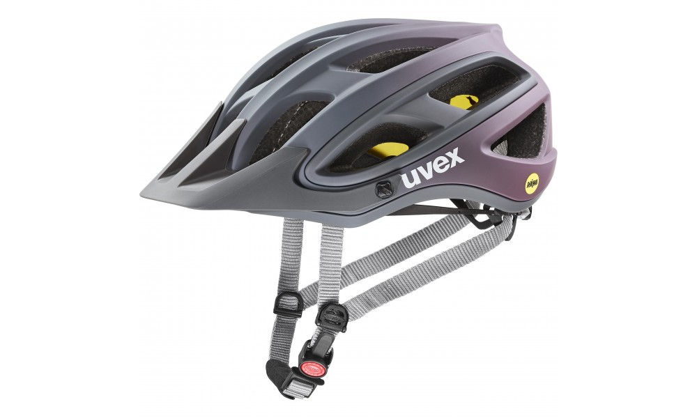 Kask rowerowy Uvex Unbound MIPS - szary-fioletowy