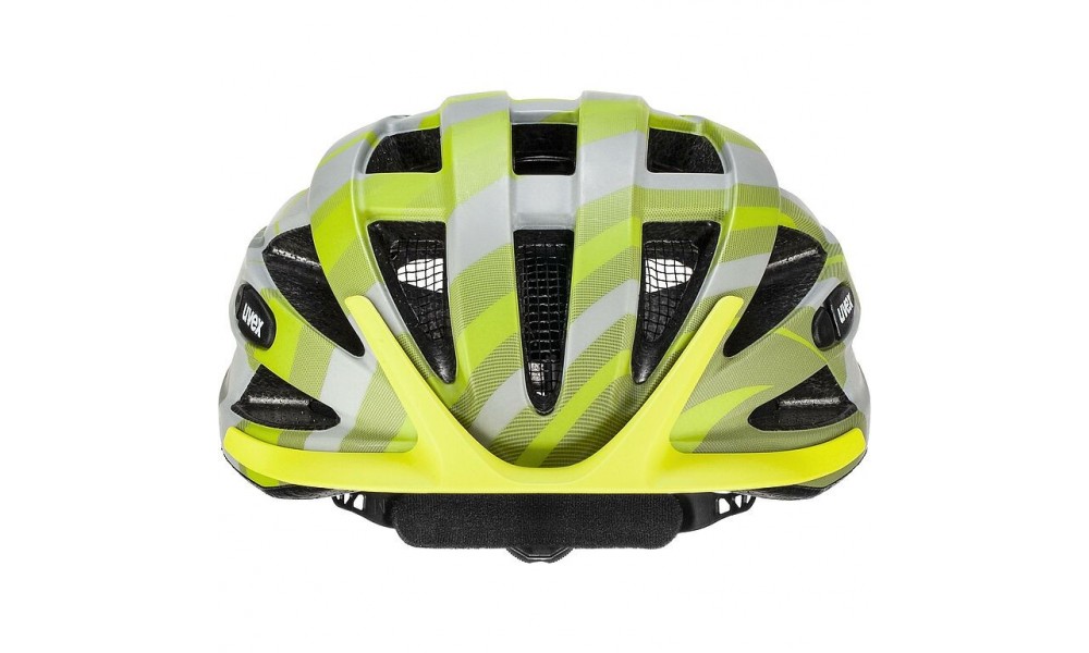 Kask rowerowy Uvex Air Wing CC - szaro-limonkowy