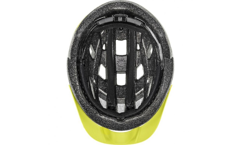 Kask rowerowy Uvex Air Wing CC - szaro-limonkowy
