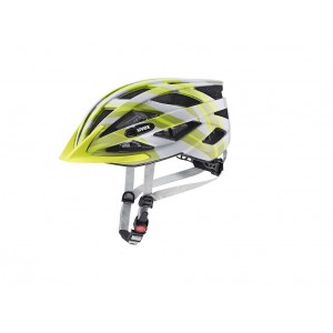 Kask rowerowy Uvex Air Wing CC - szaro-limonkowy