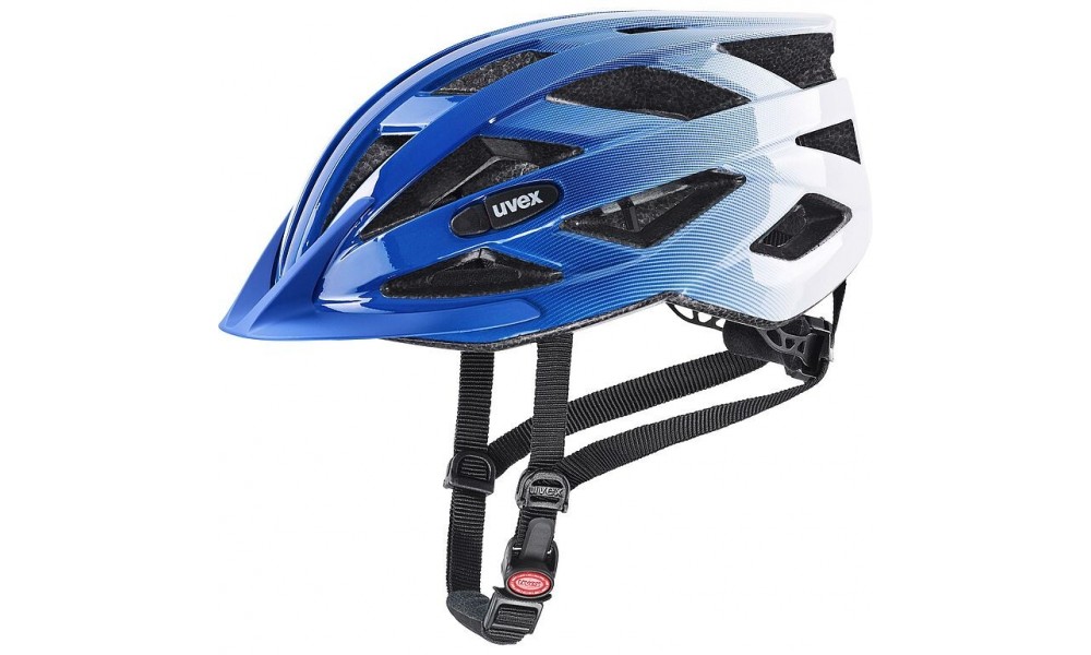 Kask rowerowy Uvex Air Wing - niebiesko-biały