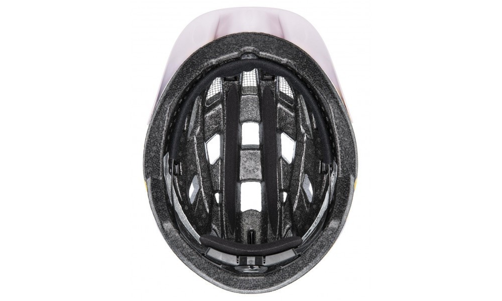 Kask rowerowy Uvex Air Wing - fioletowo-żółty