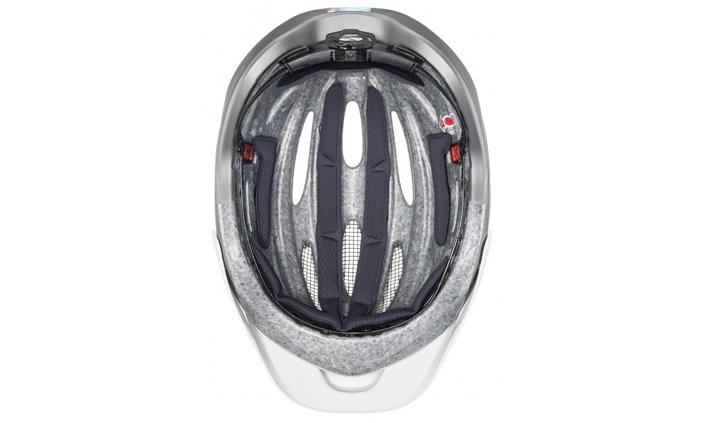 Kask rowerowy Uvex True CC - biało-szary