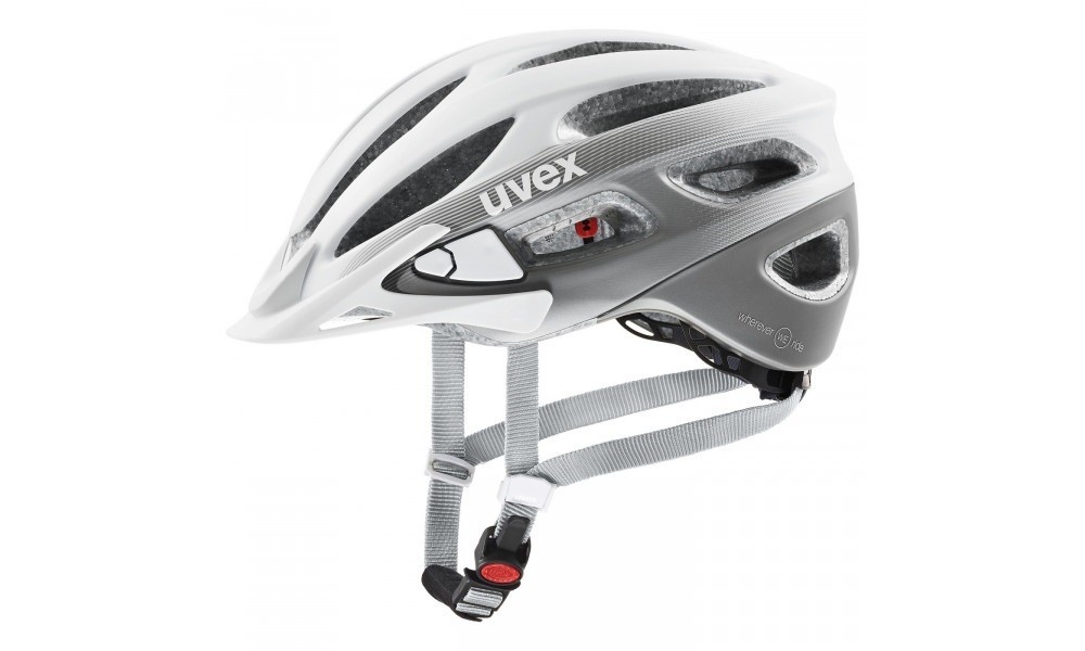 Kask rowerowy Uvex True CC - biało-szary