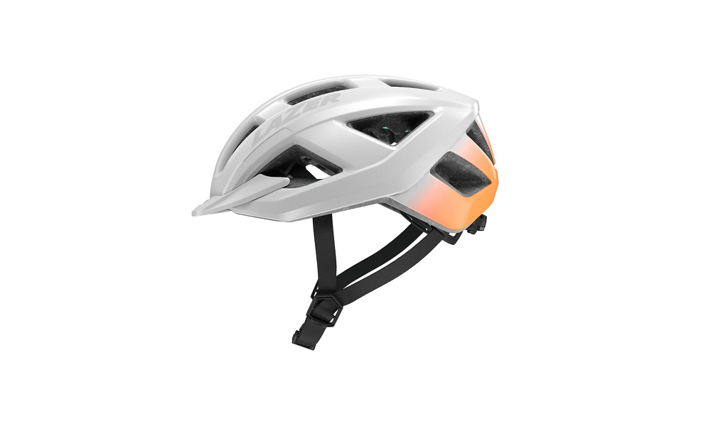 Kask rowerowy Lazer Cerro KC CE-CPSC - biało-pomarańczowy