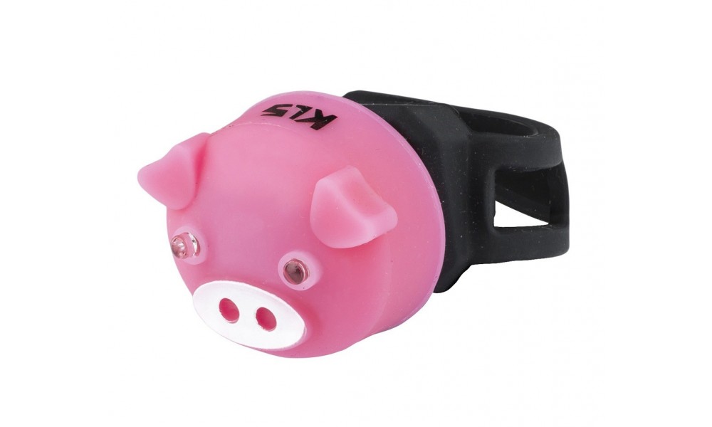 Lampka tył KLS PIGGY - różowy