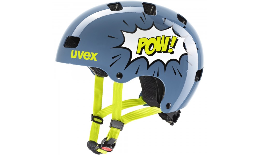 Kask dziecięcy Uvex Kid 3 - niebiesko-zielony