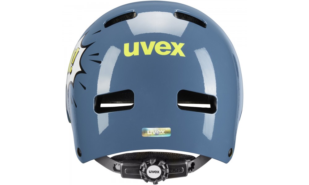 Kask dziecięcy Uvex Kid 3 - niebiesko-zielony