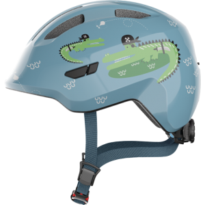 Kask rowerowy Abus Smiley 3.0 - niebiesko-zielony