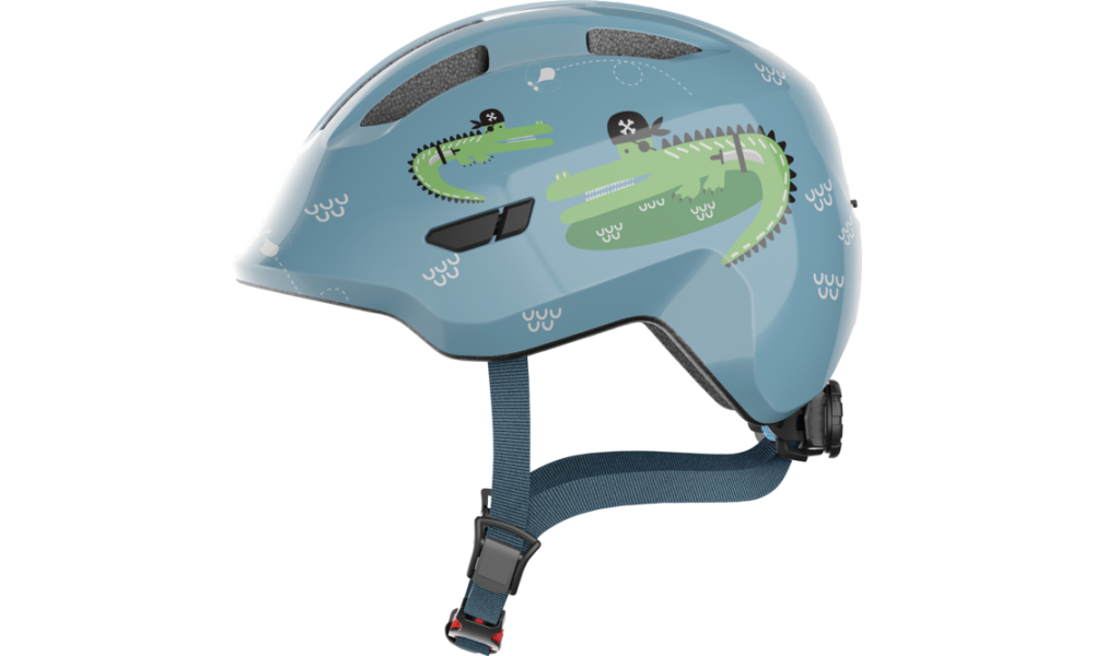 Kask rowerowy Abus Smiley 3.0 - niebiesko-zielony