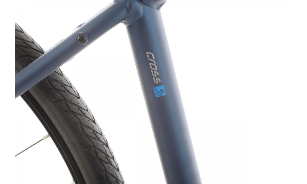 Rower crossowy Romet Orkan 6M - granatowo-niebieski