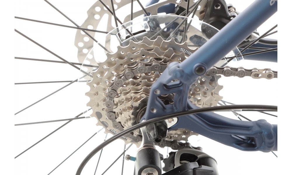 Rower crossowy Romet Orkan 6M - granatowo-niebieski