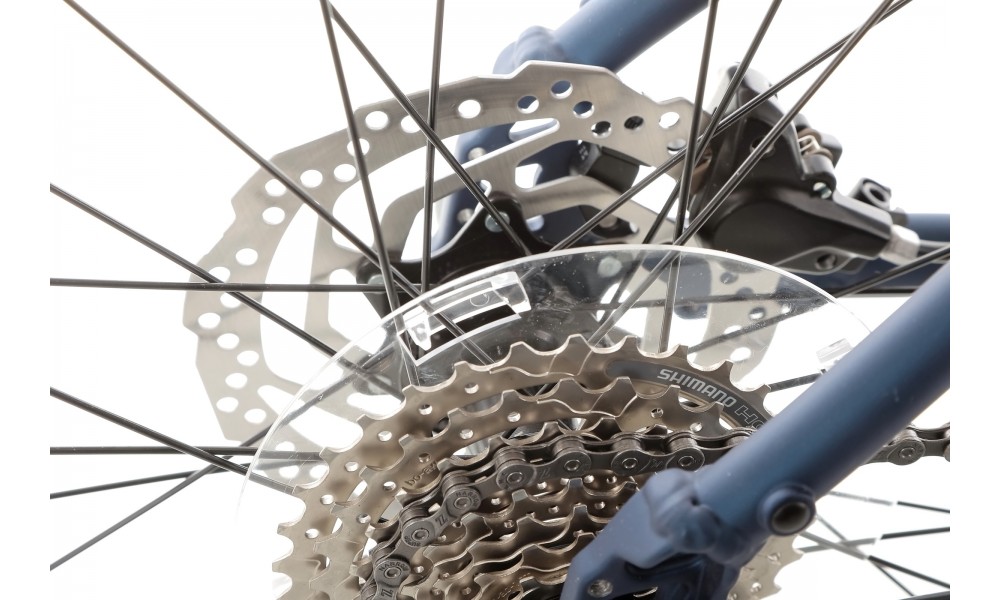 Rower crossowy Romet Orkan 6M - granatowo-niebieski